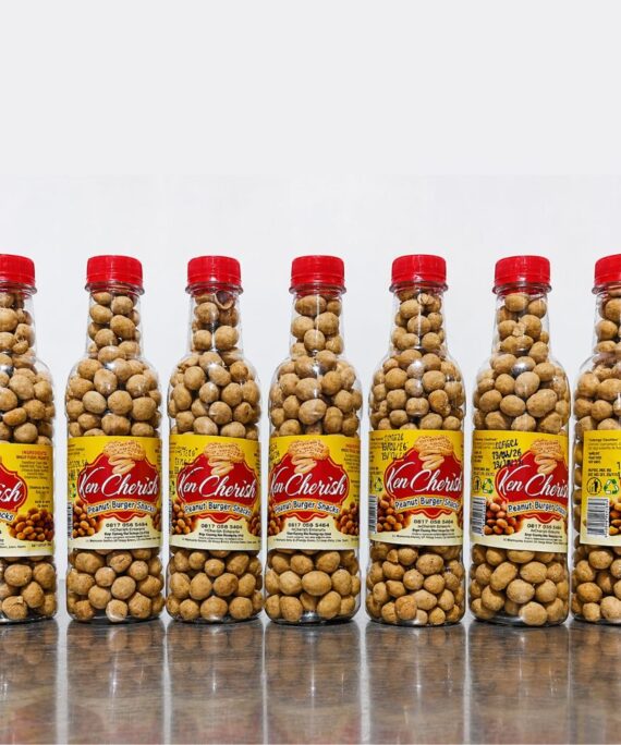 Ken-Cherish 220g Peanut Burger Bottle