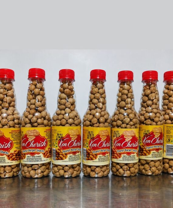 Ken-Cherish 350g Peanut Burger Bottle